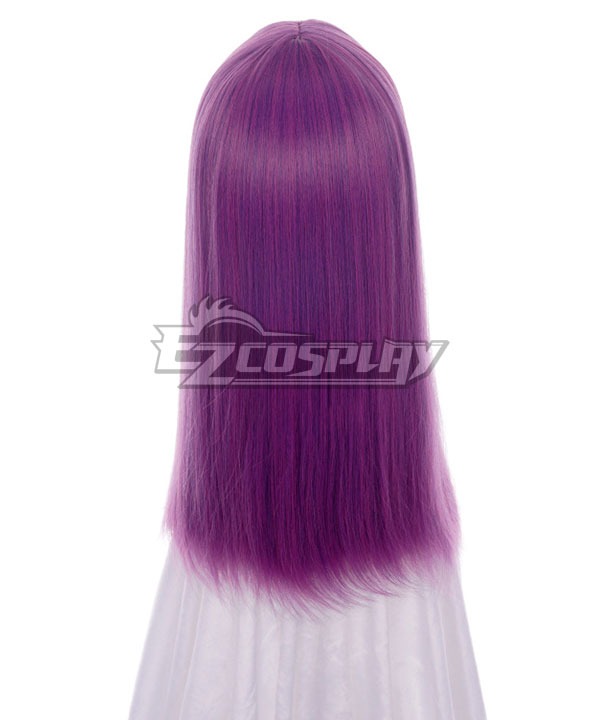 Disney Descendants 2 Mal Purple Cosplay Wig
