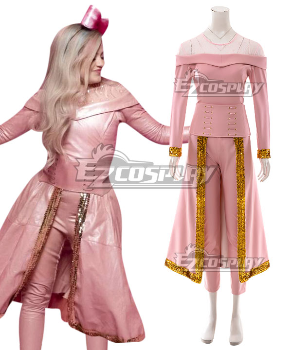 Disney Descendants 3 Princess Audrey Pink Cosplay Costume