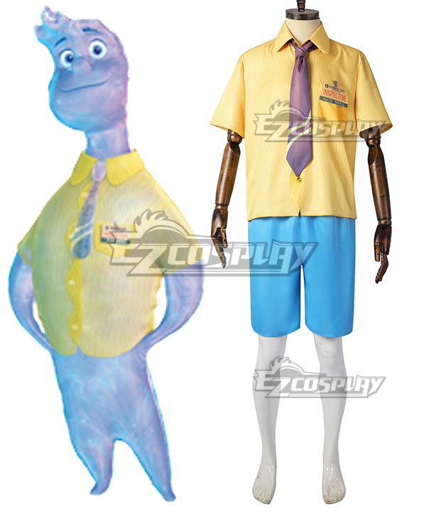 Disney Elemental Wade Ripple Cosplay Costume