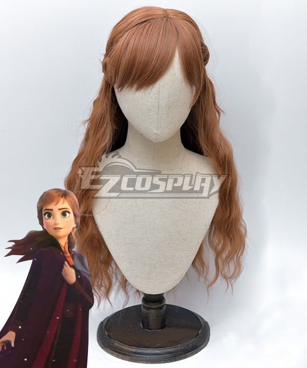 

Disney Frozen 2 Anna Brown Cosplay Wig