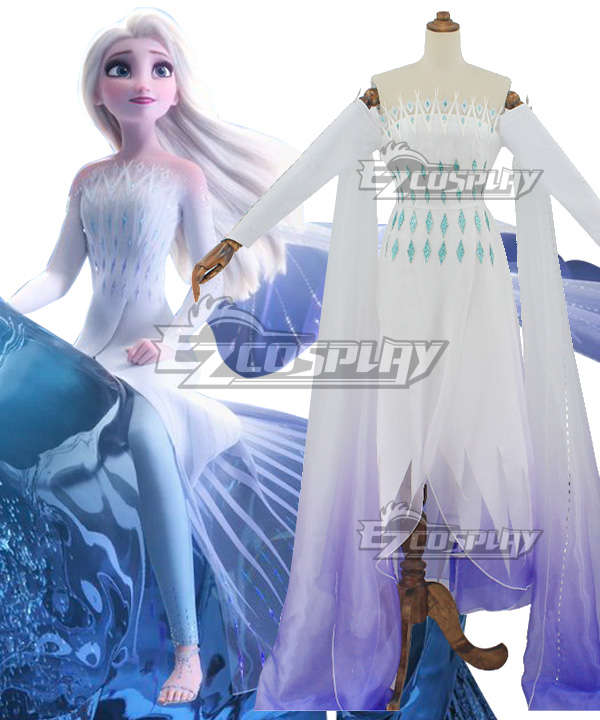 

Disney Frozen 2 Elsa Kids Child Size Dress Cosplay Costume