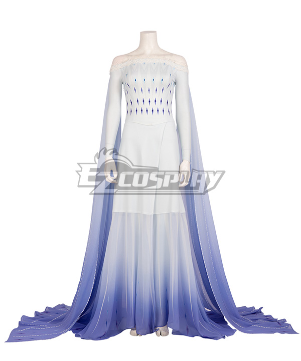 Disney Frozen Robe Blanche Reine Des Neiges Costume Elsa Reine Des