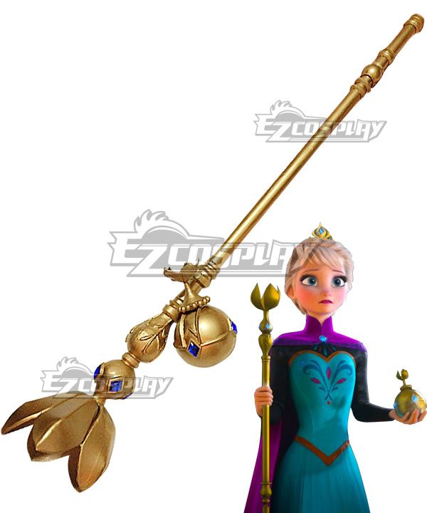Disney Frozen Elsa Queen Crutch Ball Cosplay Weapon Prop