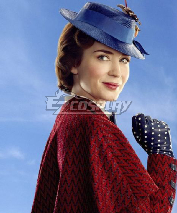 Disney Mary Poppins Brown Cosplay Wig