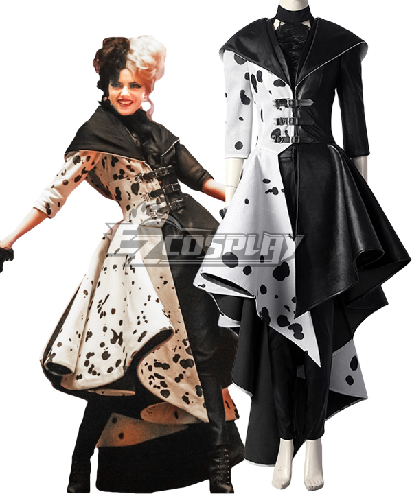 Disney Movie Cruella de Vil C Cosplay Costume