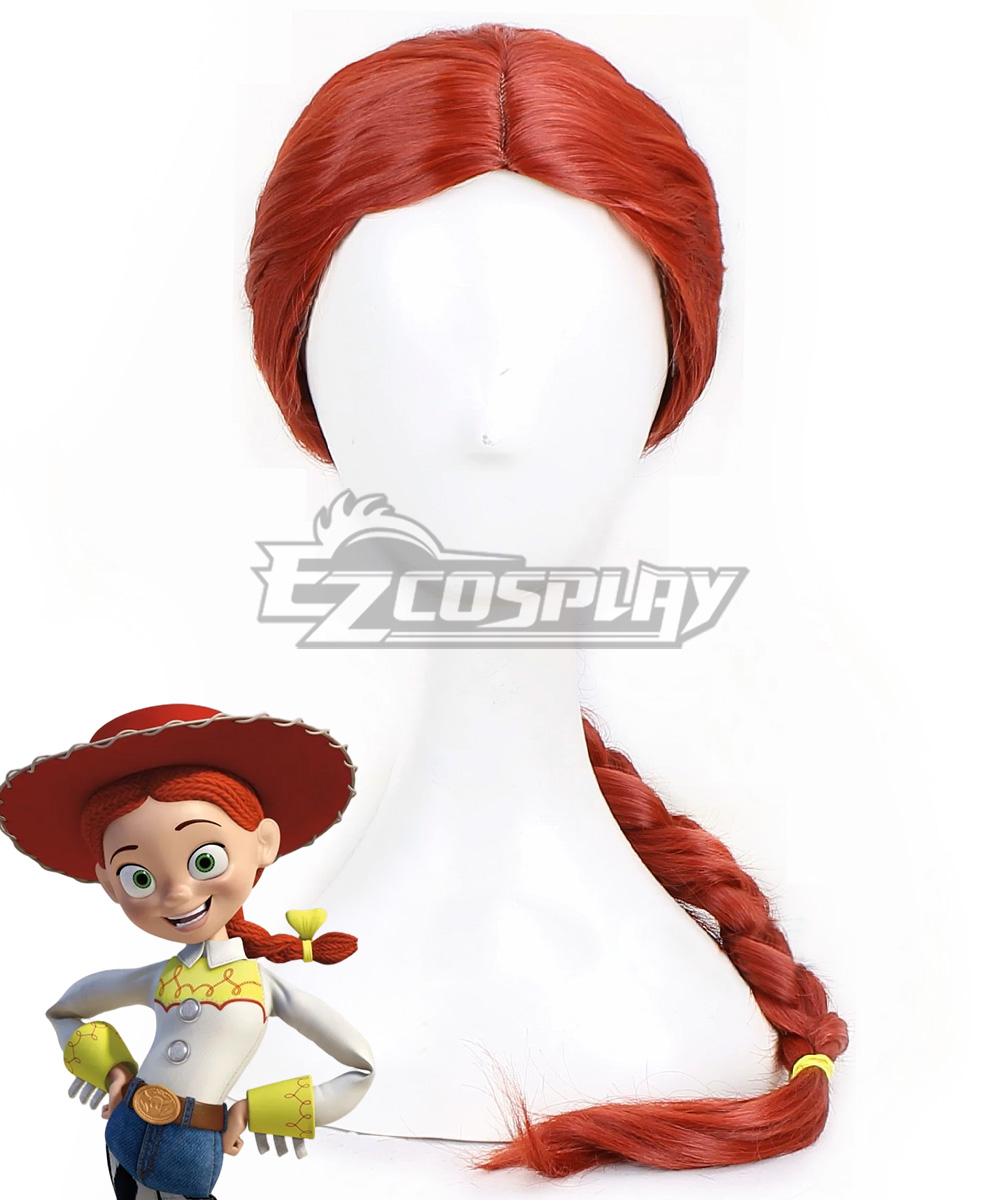 Disney Pixar Toy Story 2 Jessie Red Cosplay Wig