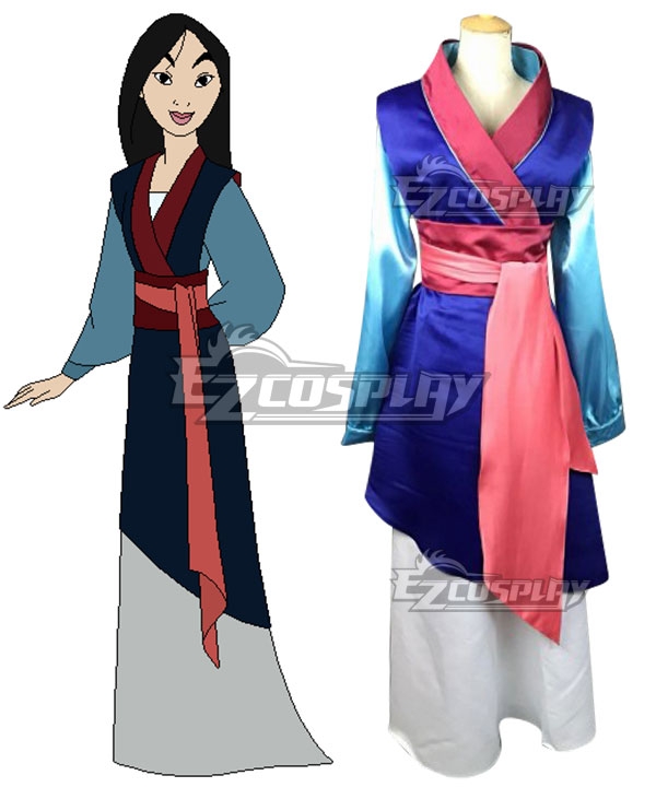Disney Princess Hua Mulan Cosplay Costume