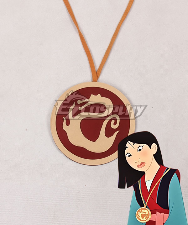 Disney Princess Mulan Medal Cosplay Accessory Prop