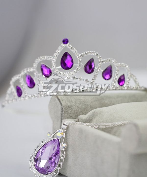 Disney Princess Sofia Sofia Necklace and Crown Cosplay Accessory Prop