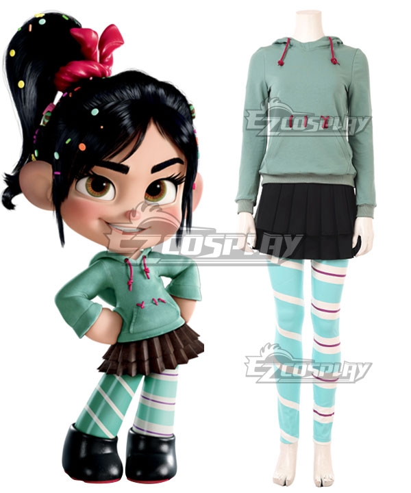 Disney Ralph Breaks The Internet Wreck It Ralph 2 Vanellope Von Schweetz Cosplay Costume Buy At The Price Of 93 99 In Ezcosplay Com Imall Com