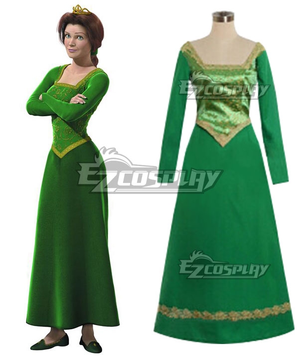 DreamWorks Shrek Princess Fiona Cosplay Costume