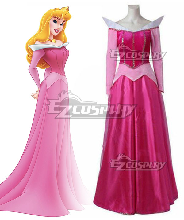 Disney Sleeping Beauty Cosplay Princess Aurora Costume Outfit