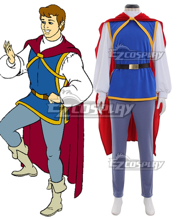 Disney Snow White and the Seven Dwarfs The Prince Cosplay Costume