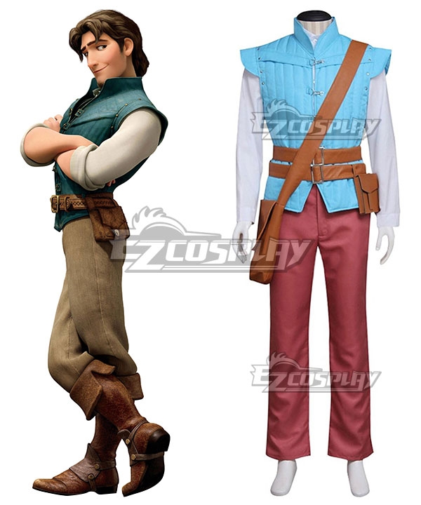 Disney Tangled Prince Flynn Rider Cosplay Costume