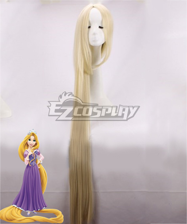 Disney Tangled Rapunzel Princess Gold Cosplay Wig