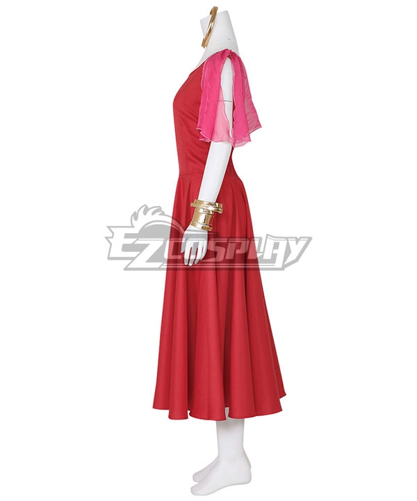 Disney The Hunchback Of Notre Dame Esmeralda Red Dress Cosplay Costume