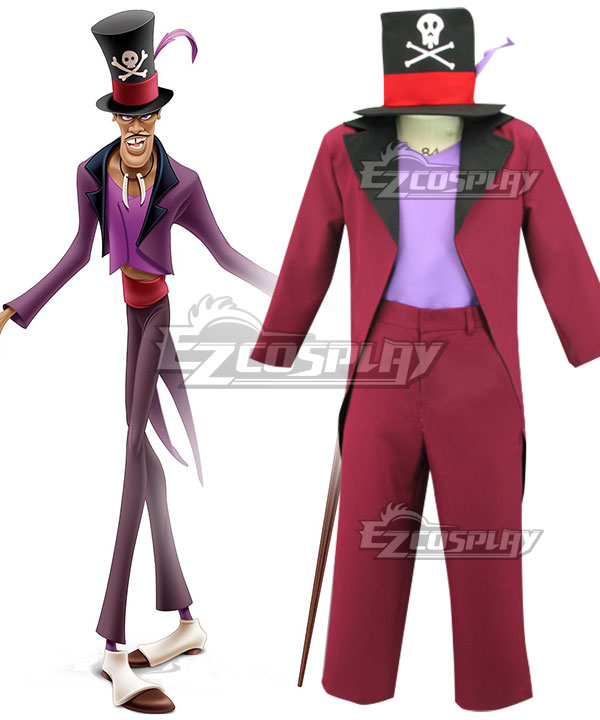 Disney The Princess and the Frog Dr. Facilier Cosplay Costume