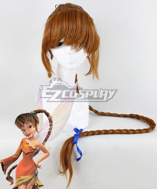 Disney Tinker Bell Fawn Brown Cosplay Wig