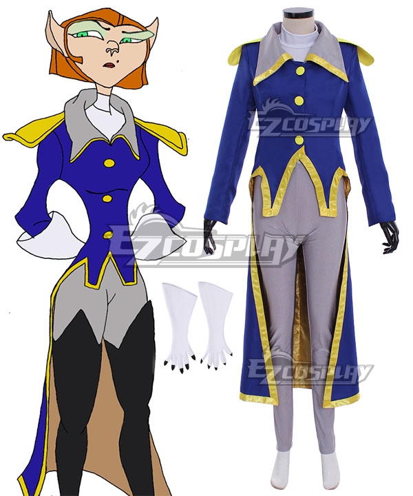 Disney Treasure Planet Captain Amelia Cosplay Costume