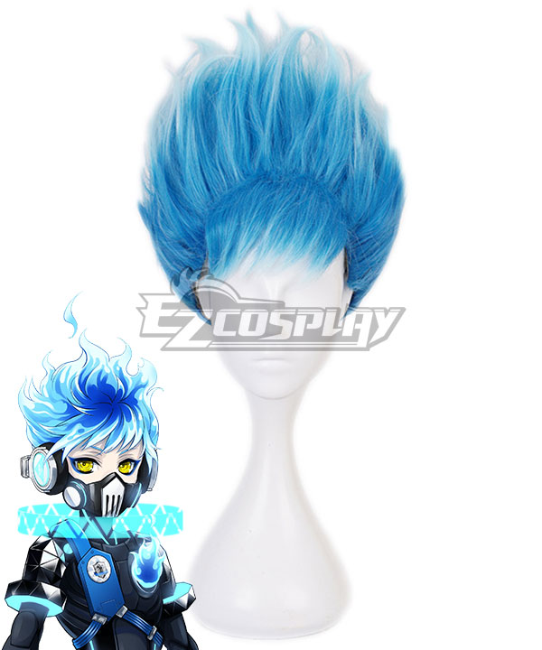 Disney Twisted Wonderland Ignihyde Ortho Shroud Blue Cosplay Wig