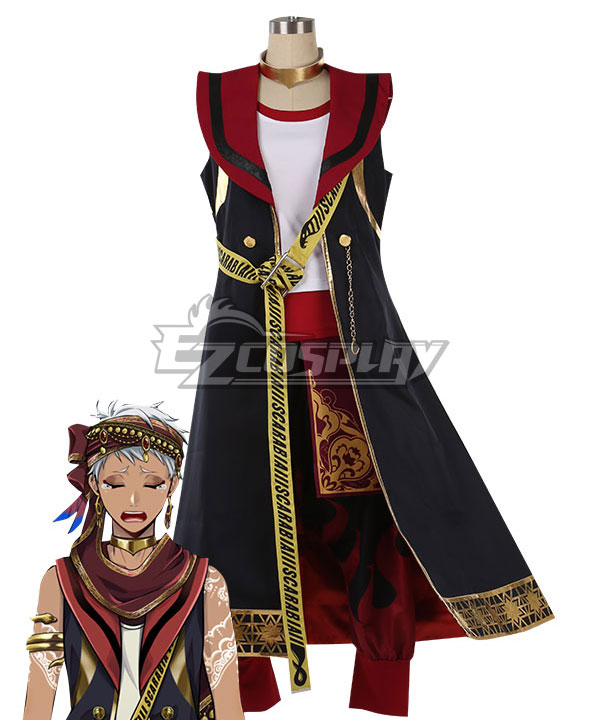 Disney Twisted Wonderland Scarabia Kalim Al-Asim Cosplay Costume