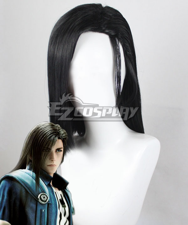 Dissidia Final Fantasy 012 FF8 Laguna Loire Black Cosplay Wig