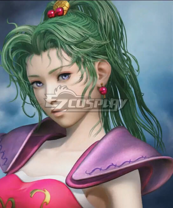 

Dissidia Final Fantasy NT Final Fantasy VI FF6 Terra Branford Green Cosplay Wig