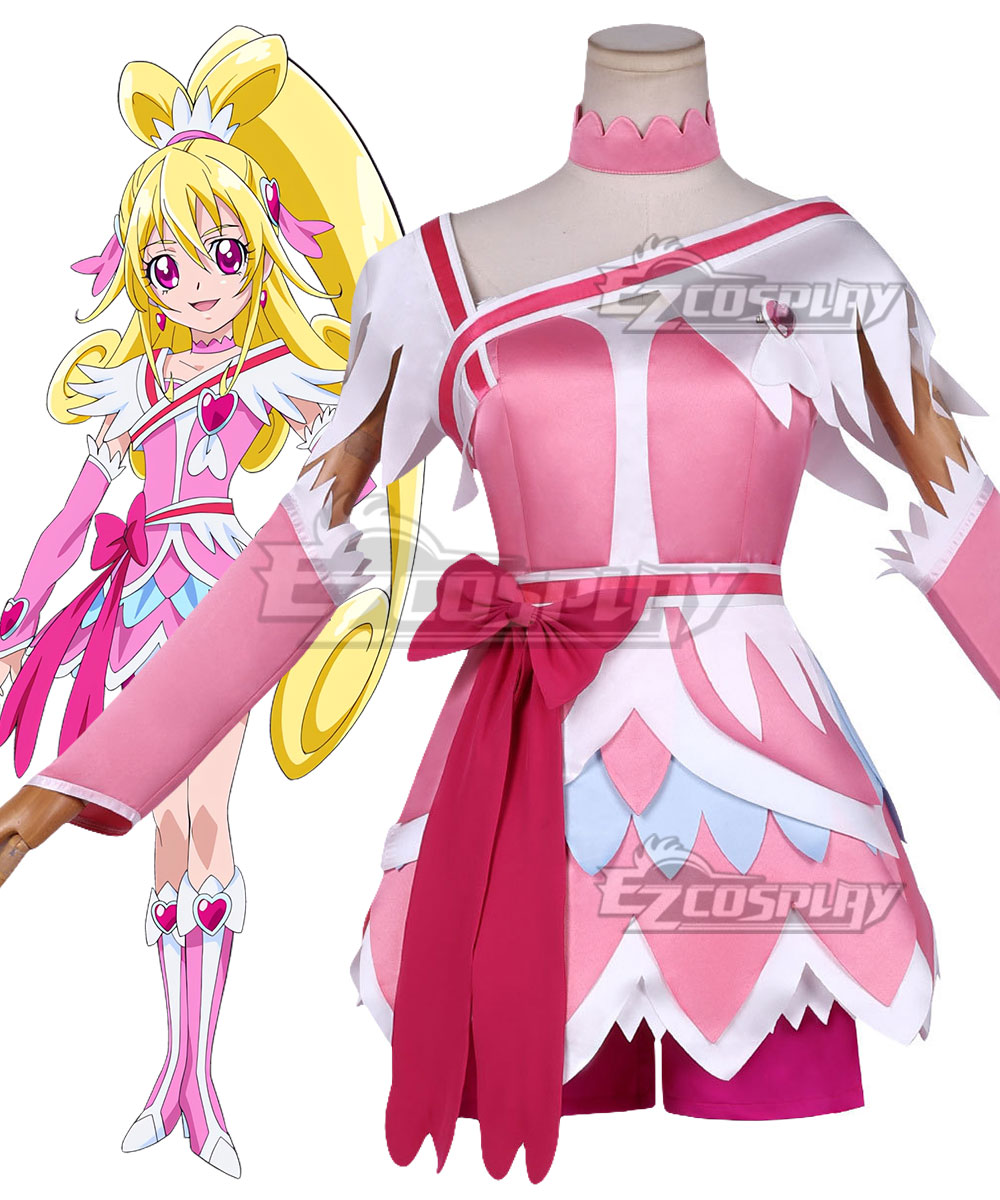Doki Doki! Pretty Cure Heart Mana Aida Cosplay Costume