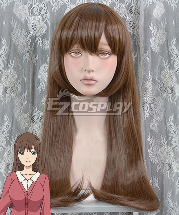 Domestic na Kanojo Hina Tachibana Brown Cosplay Wig