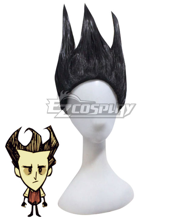 Don't Starve Together Willow Black Cosplay Wig