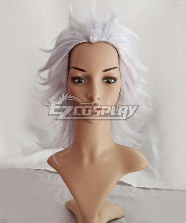 White cosplay wig top