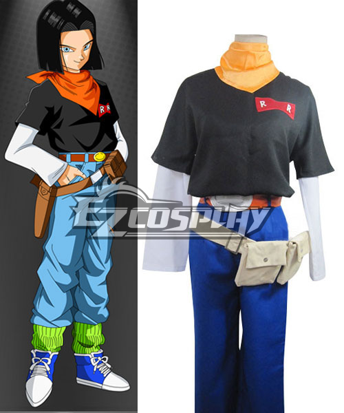 

Dragon Ball Android 17 Lapis Cosplay Costume