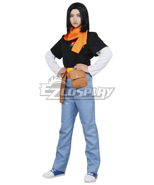 Dragon Ball Android 17 Lapis Cosplay Costume