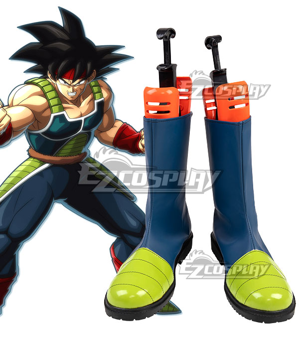 Dragon Ball FighterZ Bardock Deep Blue Shoes Cosplay Boots