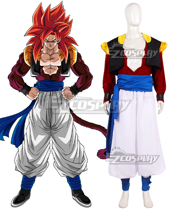 Dragon Ball GT Gogeta SSJ4 Cosplay Costume