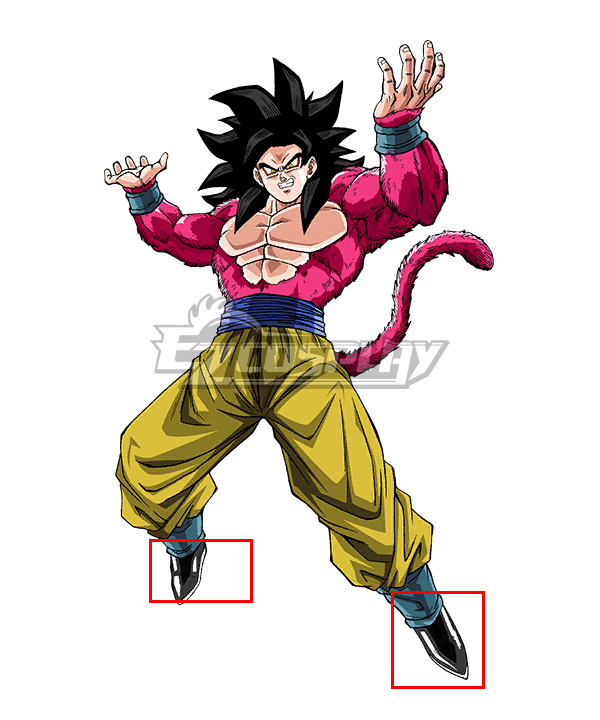 Dragon Ball Gt Son Goku Kakarotto Super Saiyan 4 Black Cosplay