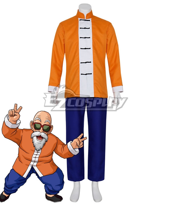 Dragon Ball Master Roshi Orange Cosplay Costume