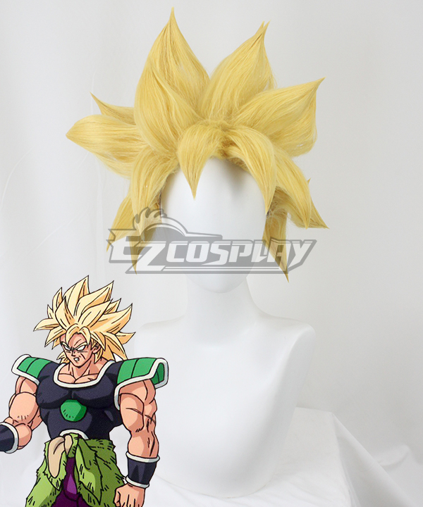 Dragon Ball Super: Broly Broly Golden Cosplay Wig