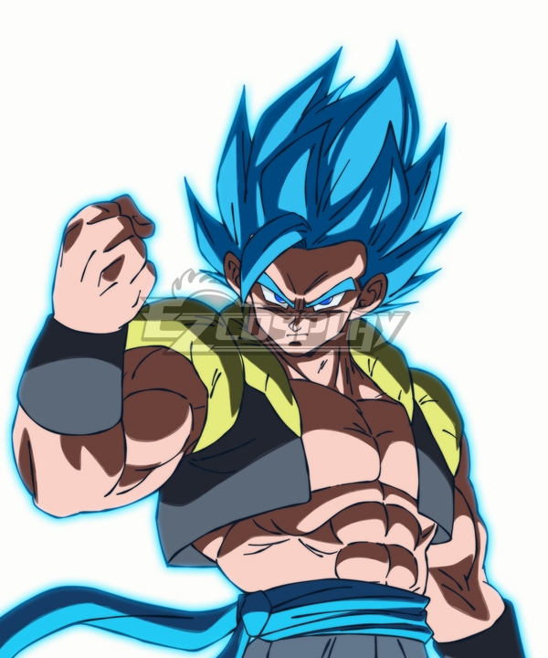 Dragon Ball Super Broly Gogeta Ssgss Blue Cosplay Wig Costumes