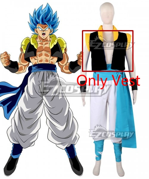 

Dragon Ball Super: Broly Gogeta SSGSS Cosplay Costume - Only Vest