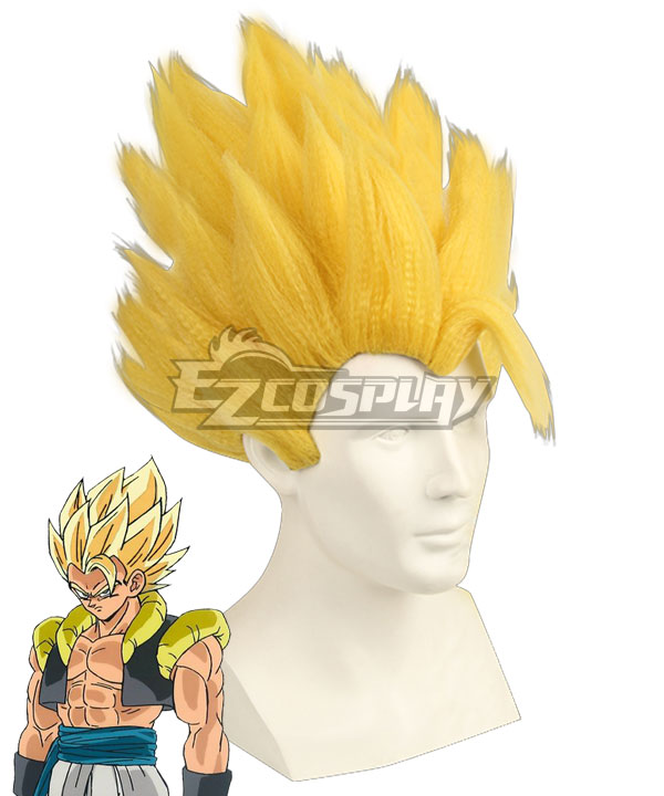 Dragon Ball Super: Broly Gogeta SSJ Golden Cosplay Wig