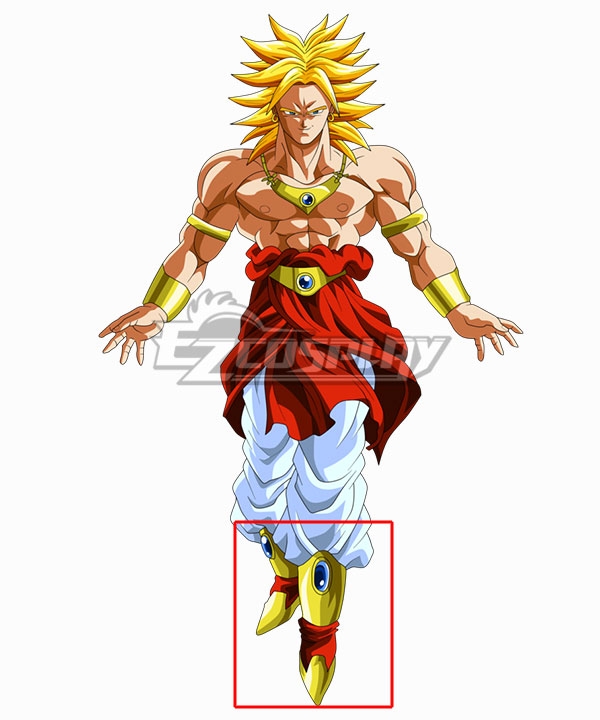 

Dragon Ball Super Broly Golden Shoes Cosplay Boots
