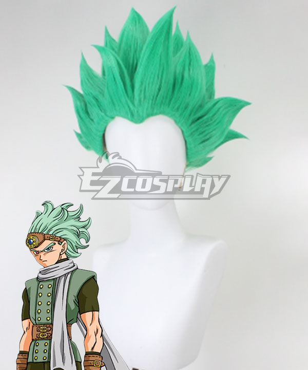 Dragon Ball Super Granola Green Cosplay Wig