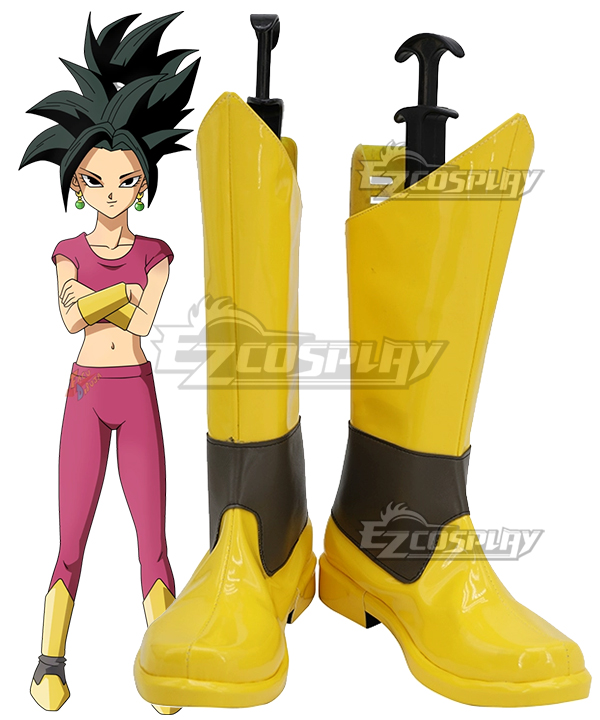 Dragon Ball Super Kefla Gelbe Schuhe Cosplay Stiefel