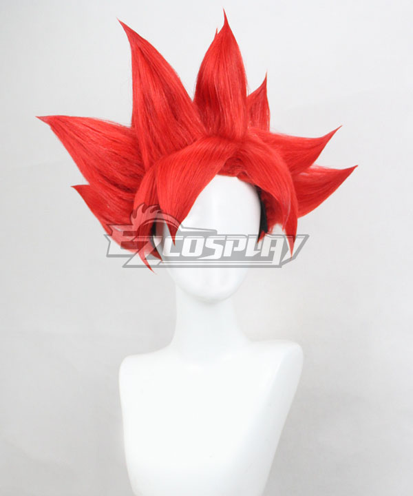 Red goku wig best sale