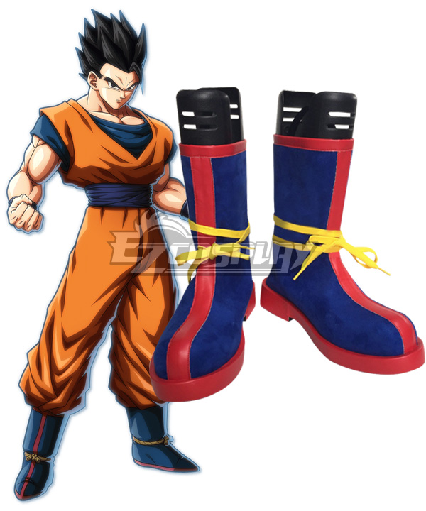 Dragon Ball Super Ultimate Son Gohan  Blue Shoes Cosplay Boots