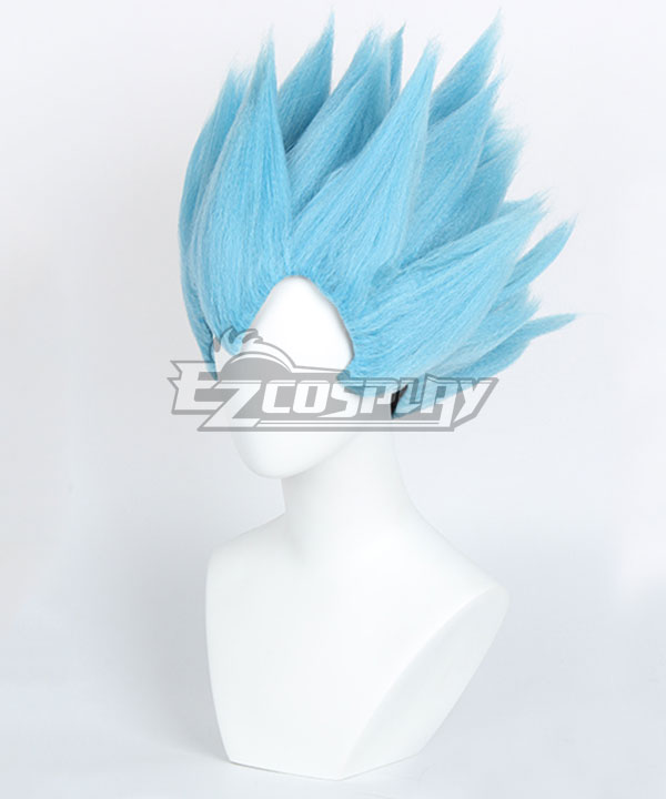 Dragon Ball Super Vegeta SSGSS Blue Cosplay Wig