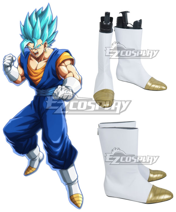 Dragon Ball Super Vegetto SSGSS White Shoes Cosplay Boots