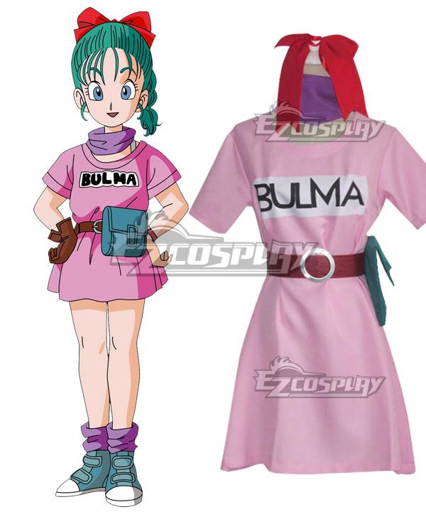 Dragon Ball Z Bulma Cosplay Costume