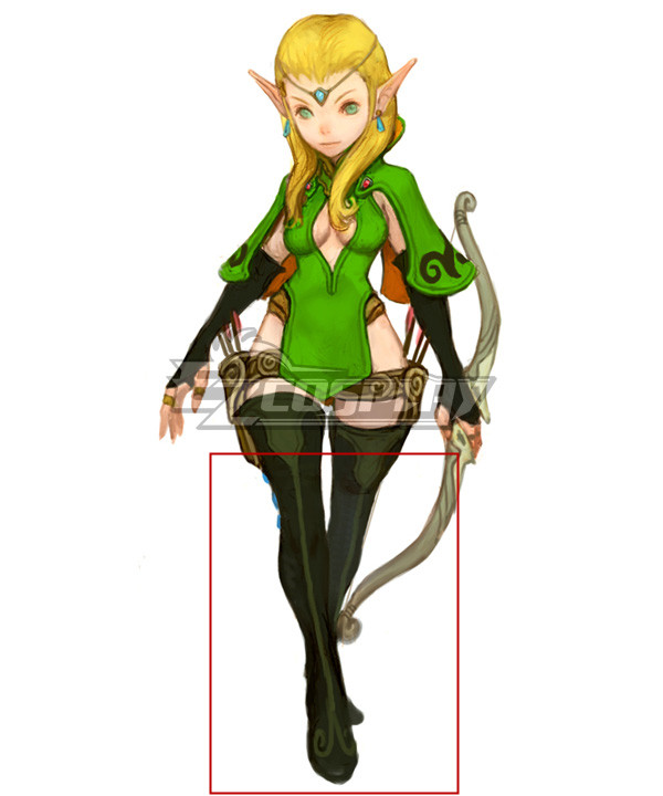 

Dragon Nest Archer Black Shoes Cosplay Boots